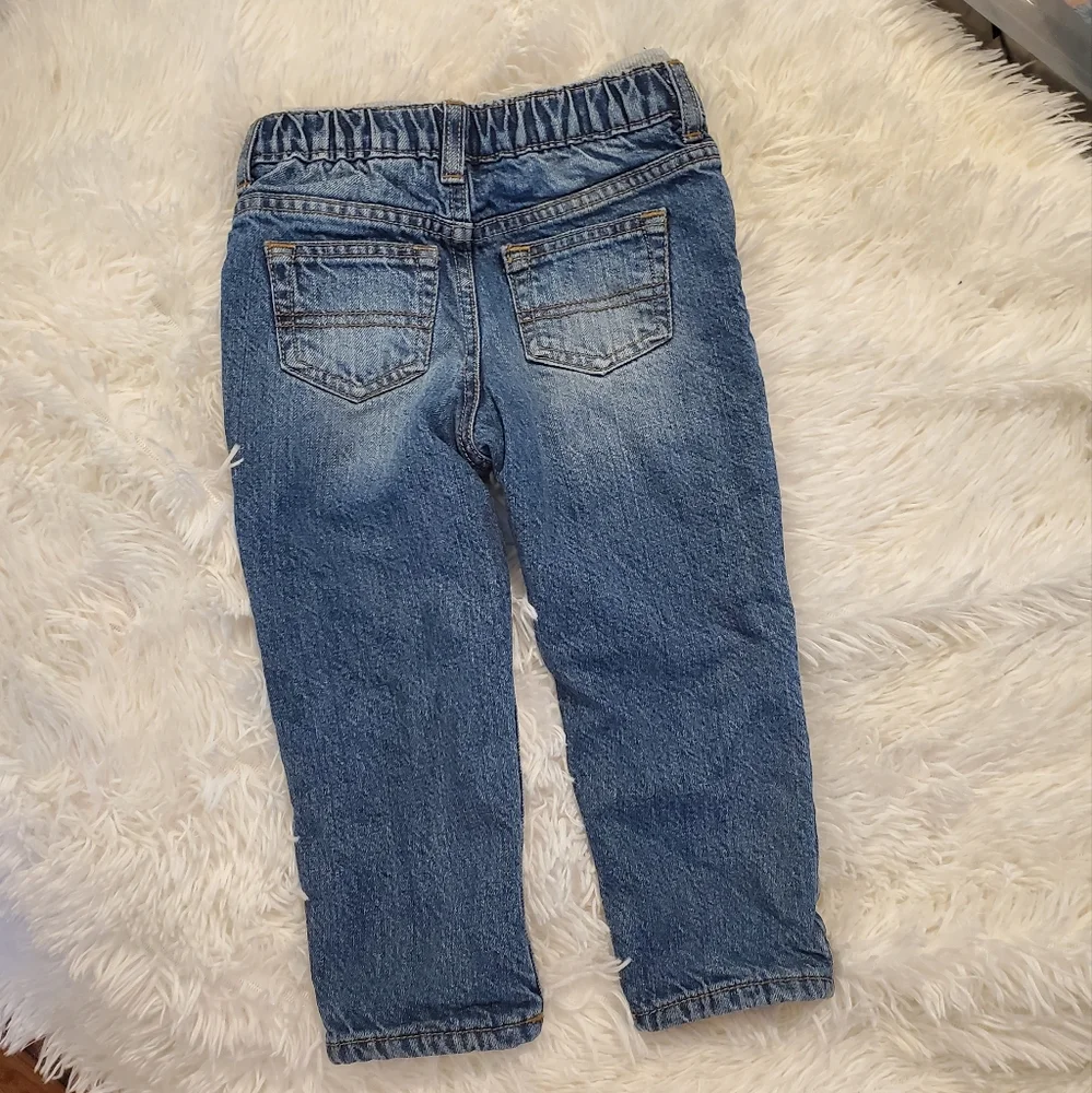 Toddler Osh Kosh Fleece Lined Pull-on Jeans